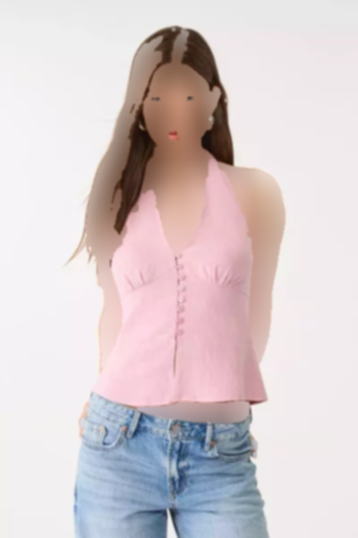 بالا دکمه‎دار ملافه برند Stradivarius کد 1753737131