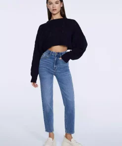 جین اسلیم فیت مام برند Stradivarius کد 1753351941