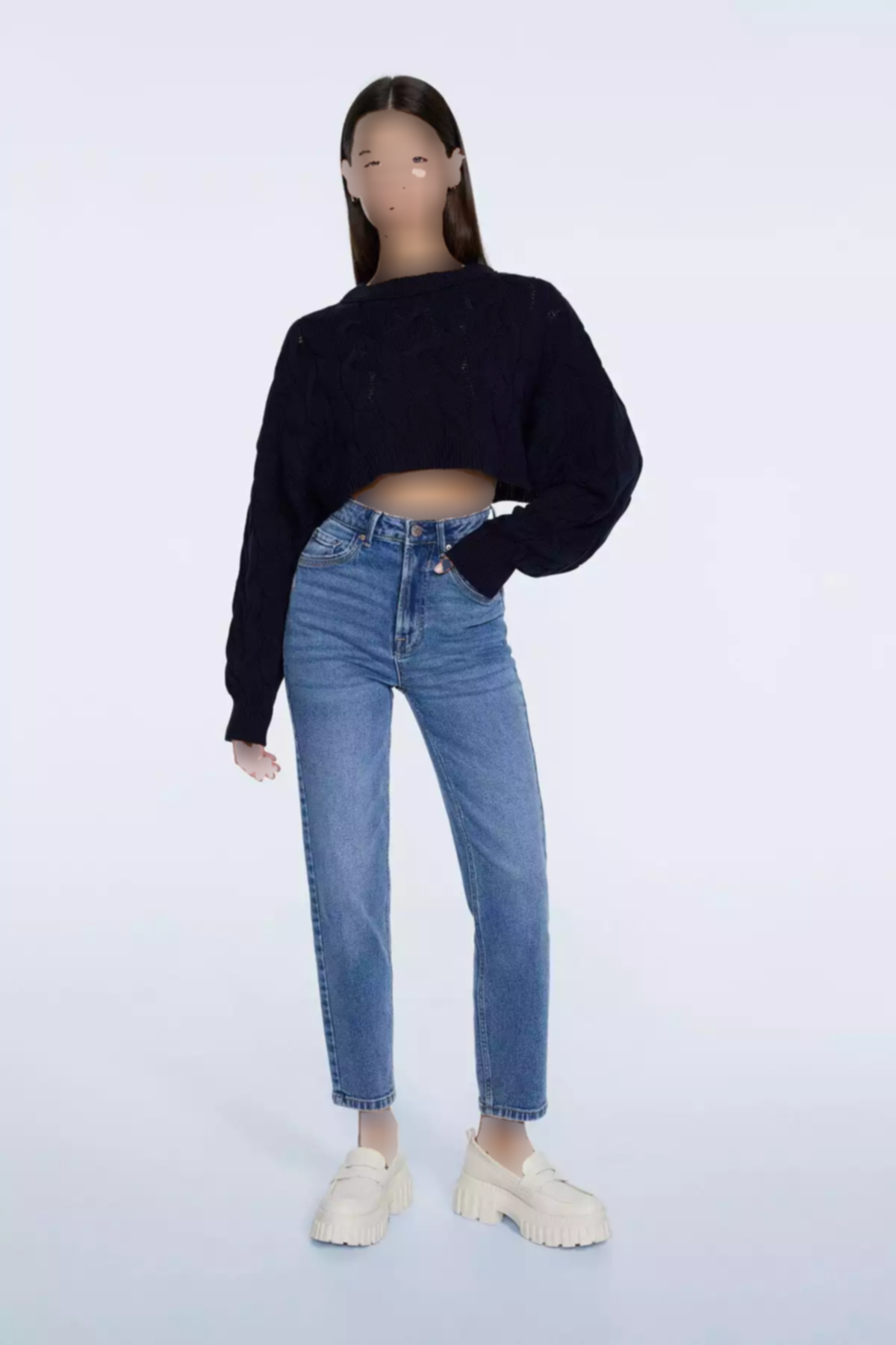 جین اسلیم فیت مام برند Stradivarius کد 1753351941