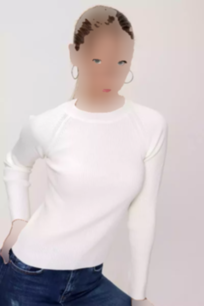 پلیور بافتنی یقه گرد شیری زنانه برند CHUBA کد 1753699272