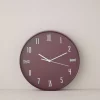ساعت دیواری پلاستیکی زرشکی 30cm برند English Home کد 1753904473