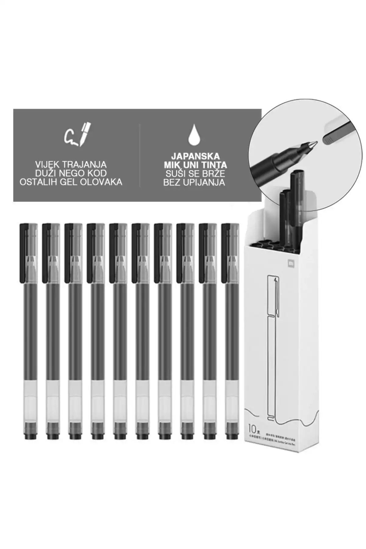 ژل مدادی مشکی برند Xiaomi کد 1753789989