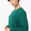 ست تونیک سبز زمردی شلوار برند Refka کد 1753724474