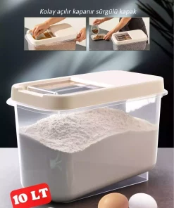 ظرف نگهداری دربدار 10lt و غیره. مفاد، چند کاربردی راحت جعبه برند Nandy Home کد 1753567932