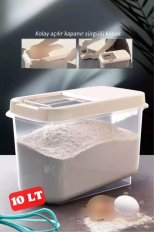 ظرف نگهداری درب‎دار 10lt و غیره. مفاد، چند کاربردی راحت جعبه برند Nandy Home کد 1753567932