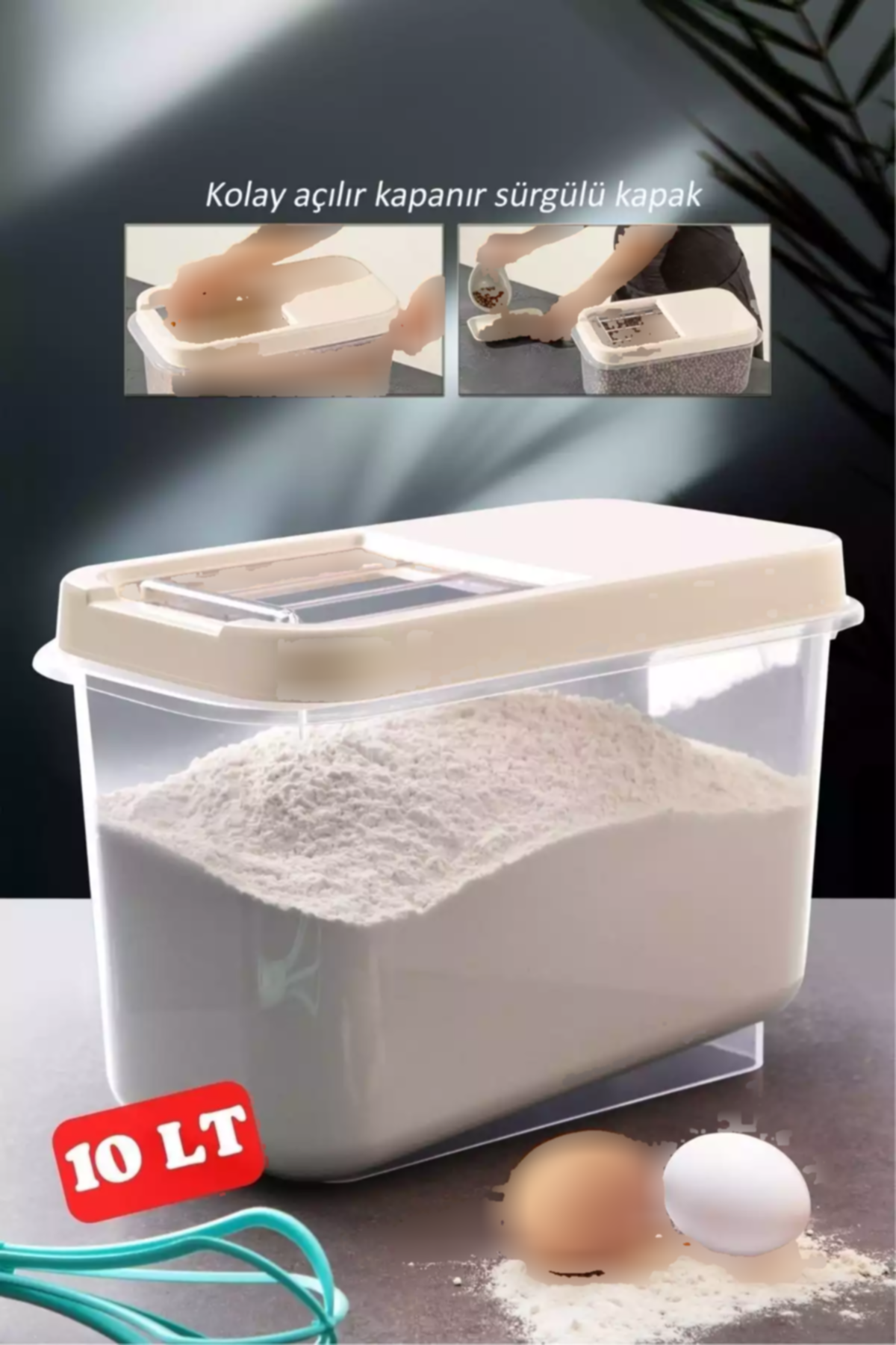 ظرف نگهداری دربدار 10lt و غیره. مفاد، چند کاربردی راحت جعبه برند Nandy Home کد 1753567932