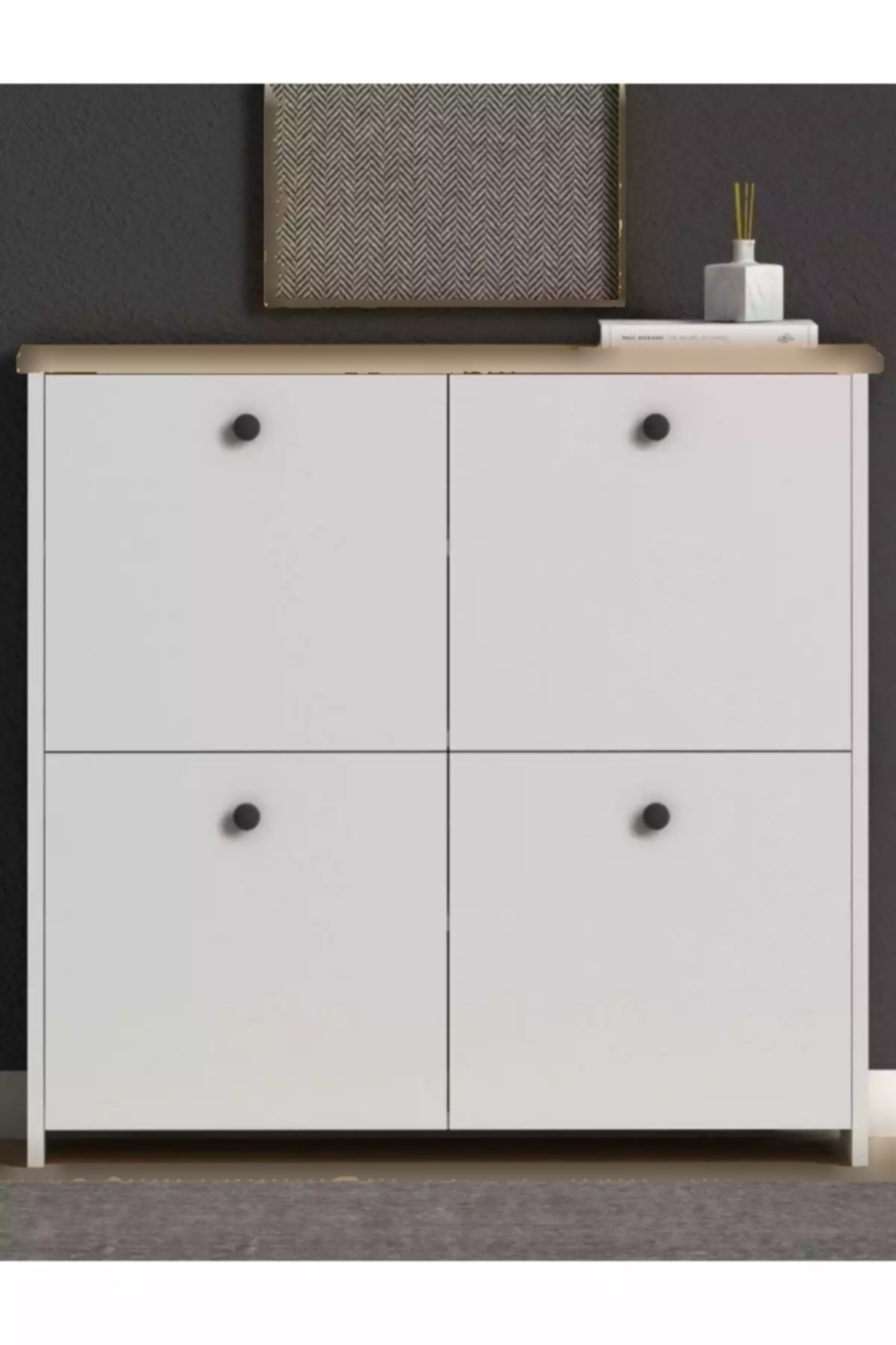 جا کفشی سفید برند Monte Sehpa کد 1753763528