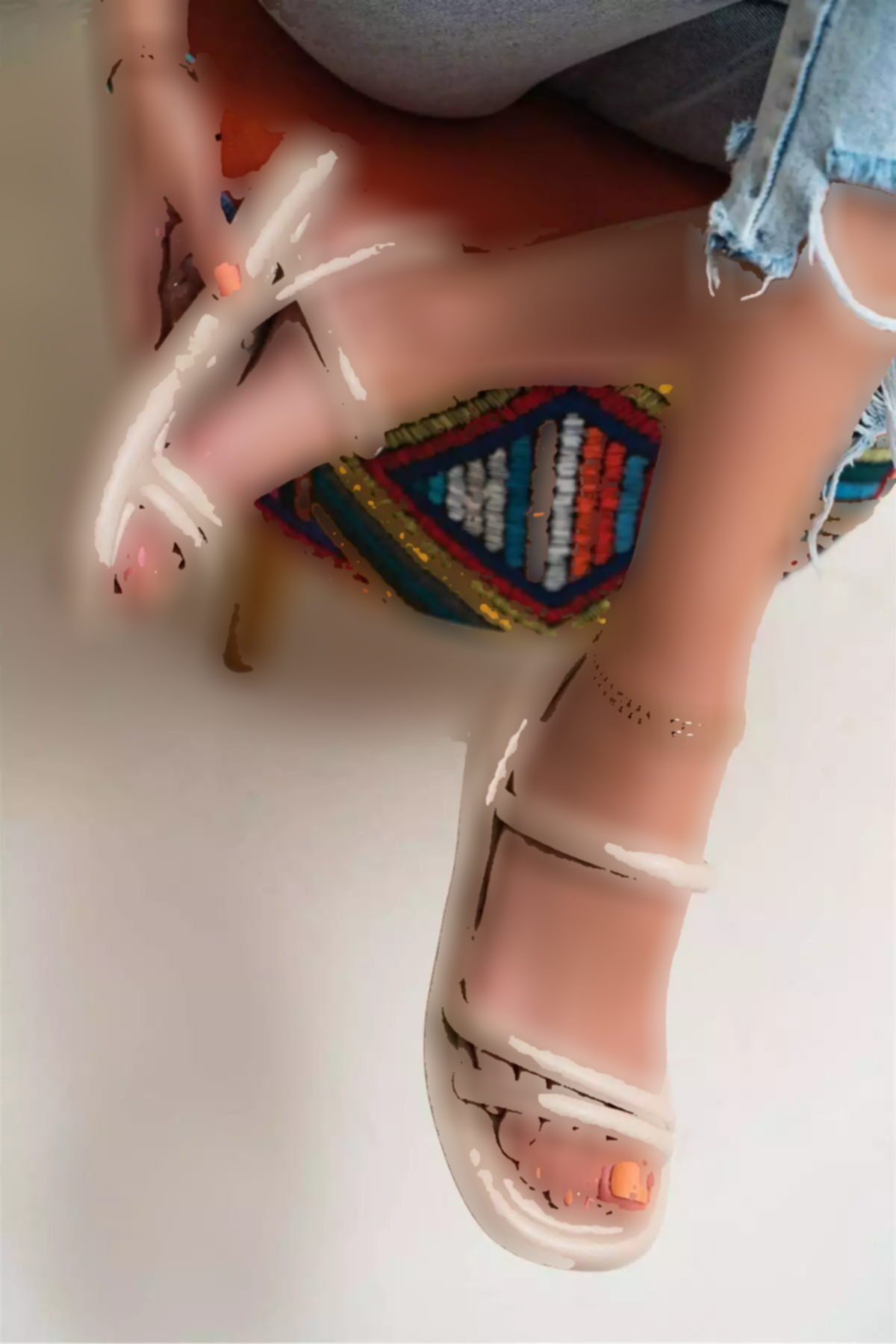 صندل کرم راحت ارتوپدیک زنانه برند StWenn کد 1753611728