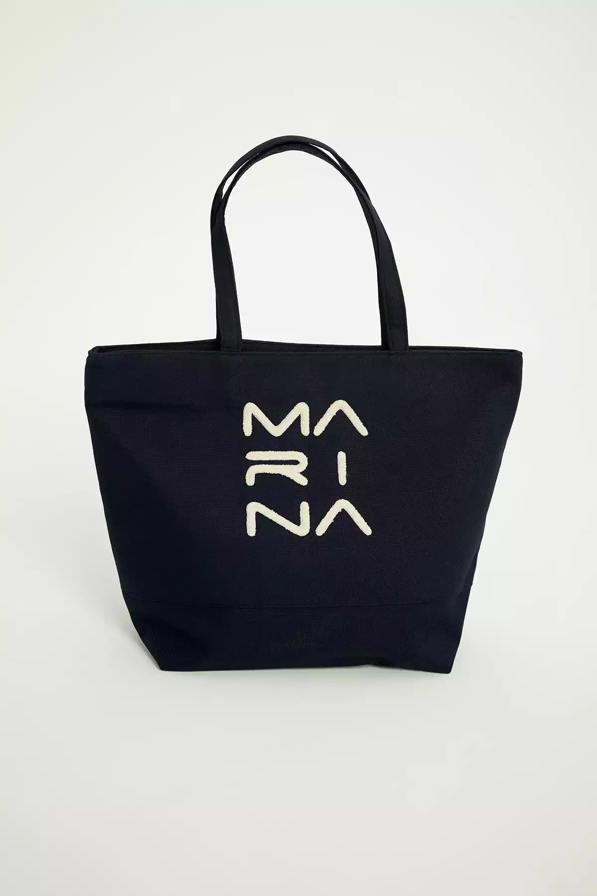 کیف دوشی آستردار سرمه ای زیپدار برند Marina کد 1753529463