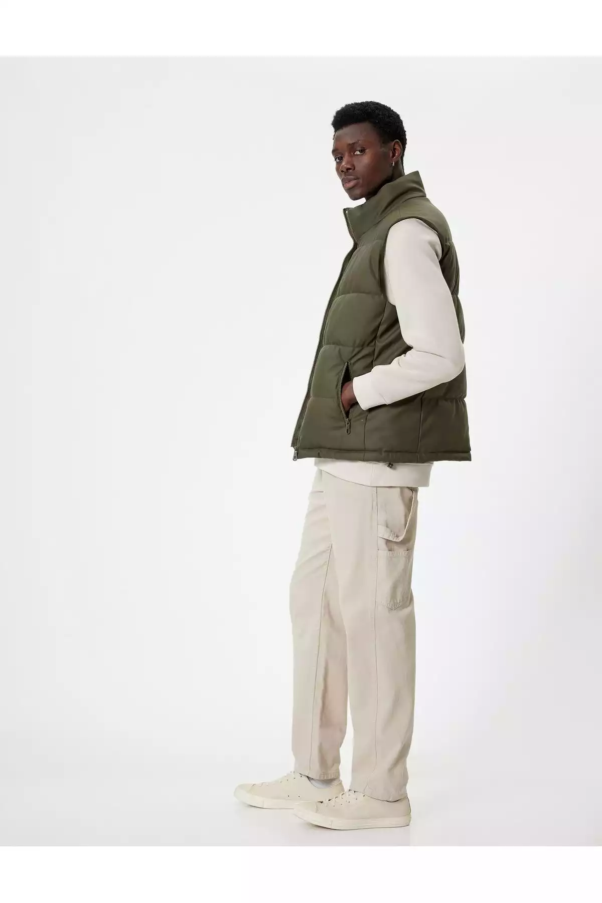 جلیقه اسلیم فیت پفدار برند Koton کد 1753305787