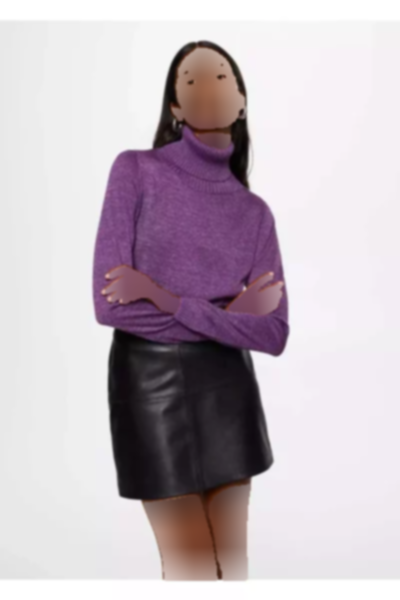 پلیور یقه اسکی لورکس برند MANGO کد 1753012273