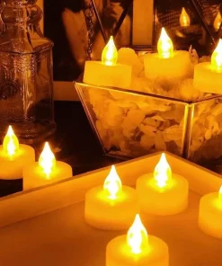 جا شمعی باتری دار نورانی مدل 4عدد برند ALSHOP کد 1753579329