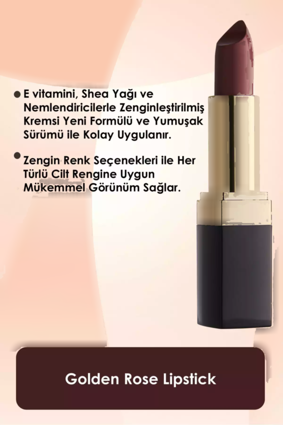 رژ لب چرب 0500 برند Golden Rose کد 1753780451