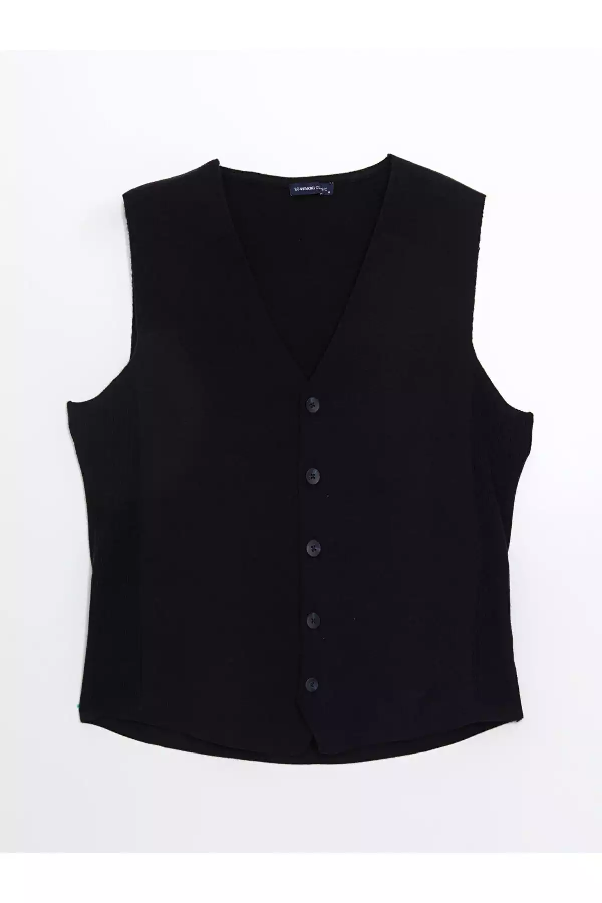 جلیقه بافتنی قالب یقه هفت مردانه استاندارد برند LC Waikiki کد 1753320074