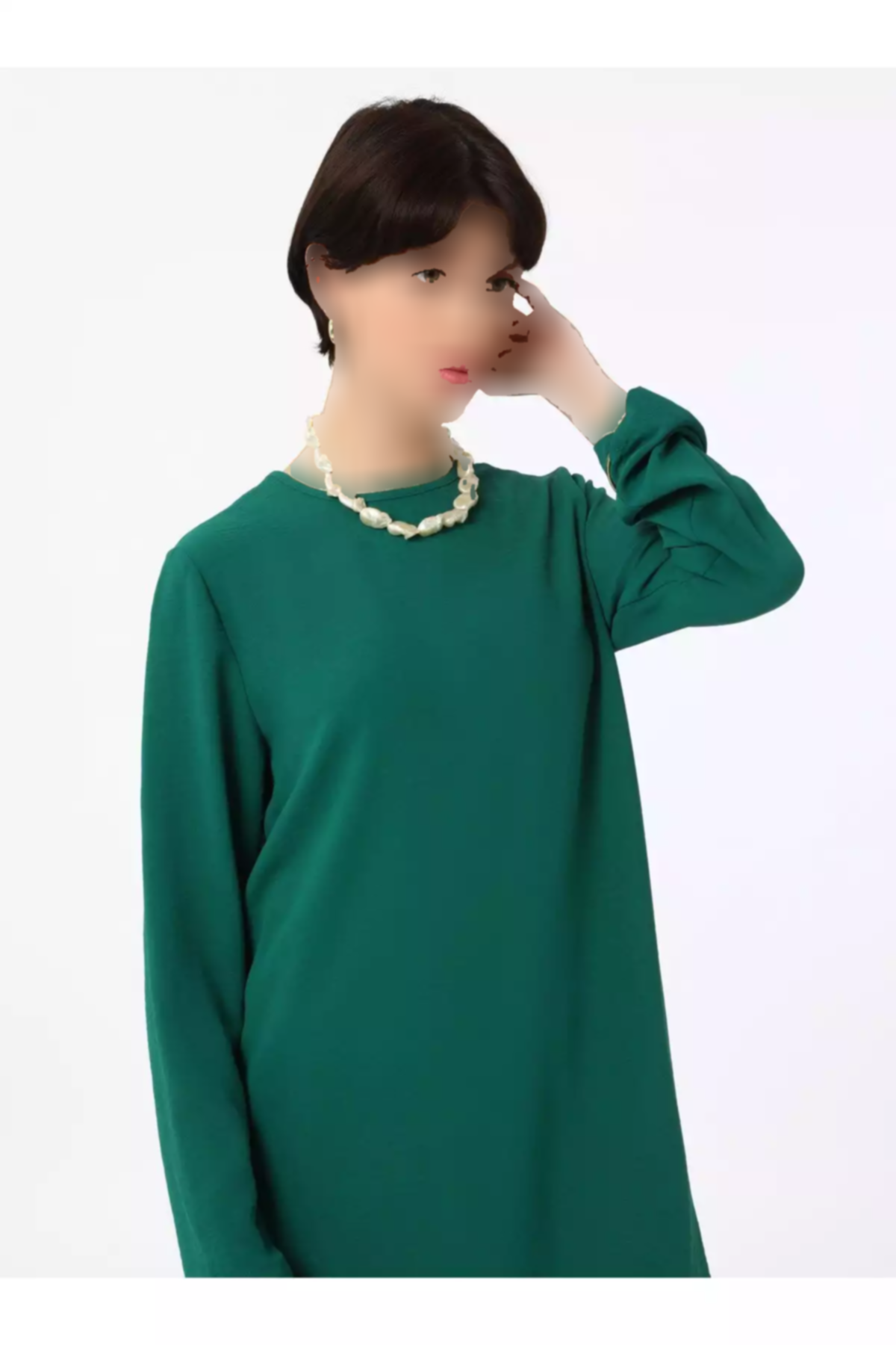 ست تونیک سبز زمردی شلوار برند Refka کد 1753724474