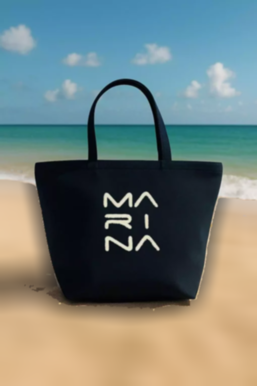 کیف دوشی آستر‎دار سرمه ای زیپدار برند Marina کد 1753529463