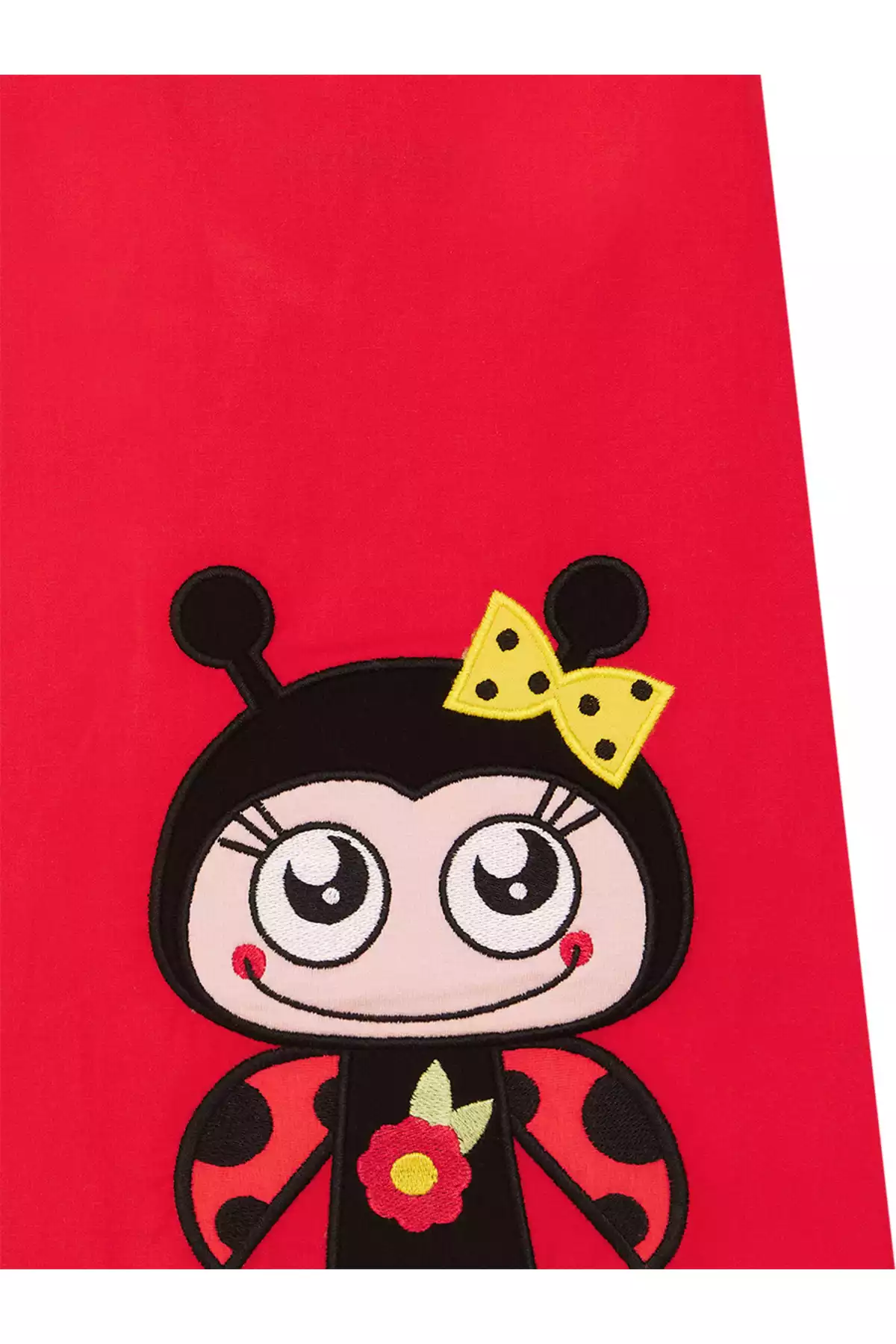 پیراهن تابستانی نوک چیندار قرمز دخترانه برند Denokids کد 1753823529