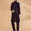 مایو اسلامی پوشیده کامل ساده مشکی برند Marina کد 1753523111