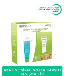 مراقبت ست پوست آکنه نقاط ضد مشکی برند Bioderma کد 1753633390