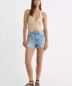 شلوارک جین برند Stradivarius کد 1753357345