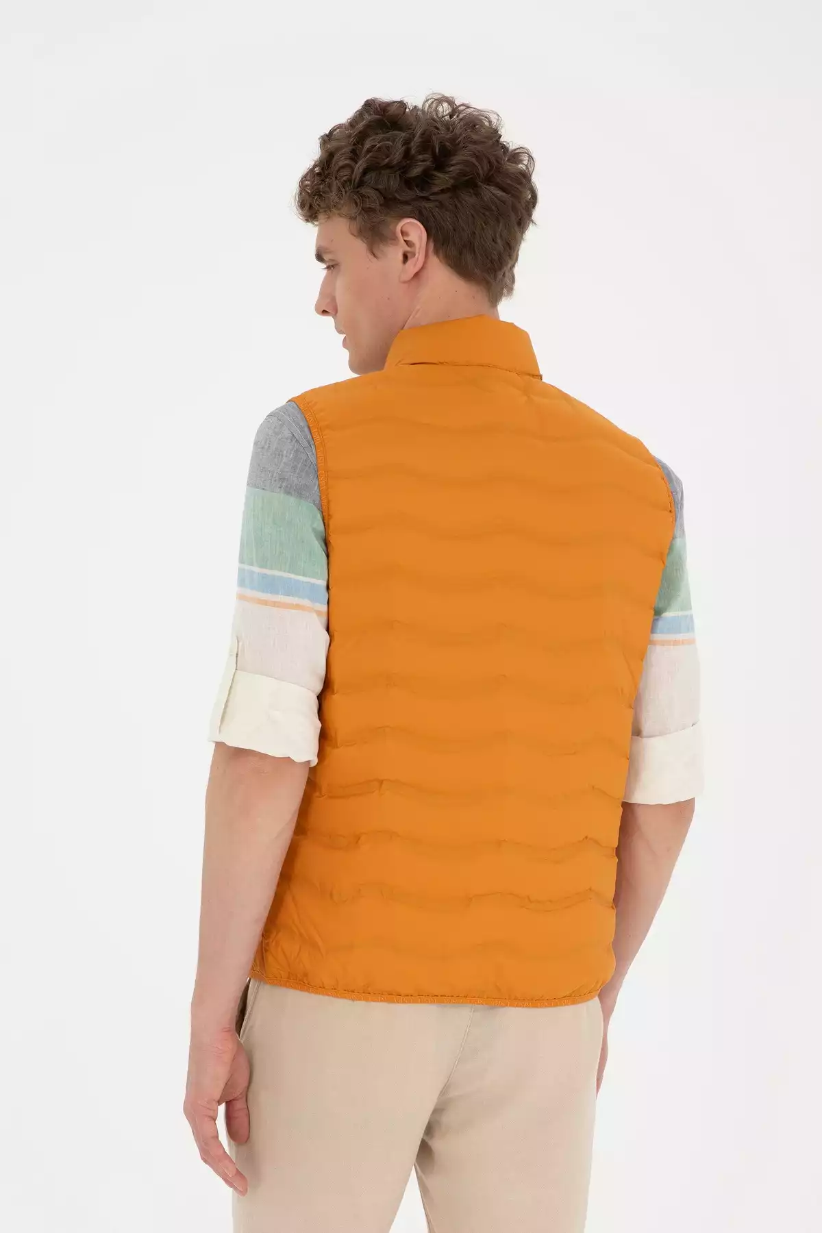 جلیقه آجری مردانه برند U.S. Polo Assn. کد 1753317678