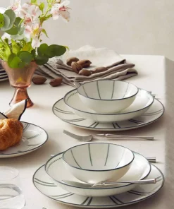 سرویس غذاخوری چینی 6نفره 24تکه سبز طبیعت برند English Home کد 1753907225