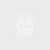 تاپ دکمهدار یقه کتان برند Stradivarius کد 1753737242