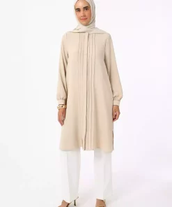 تونیک آجدار دکمه دار سنگی رفکا برند Refka کد 1753724479