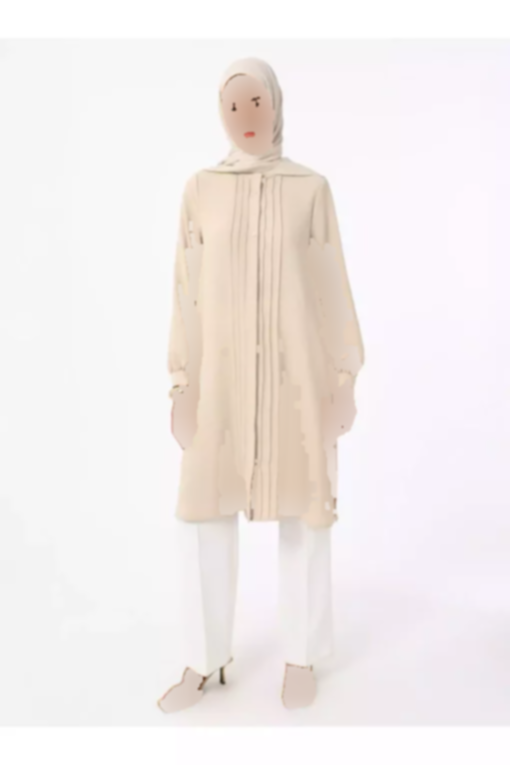 تونیک آجدار دکمه دار سنگی رفکا برند Refka کد 1753724479