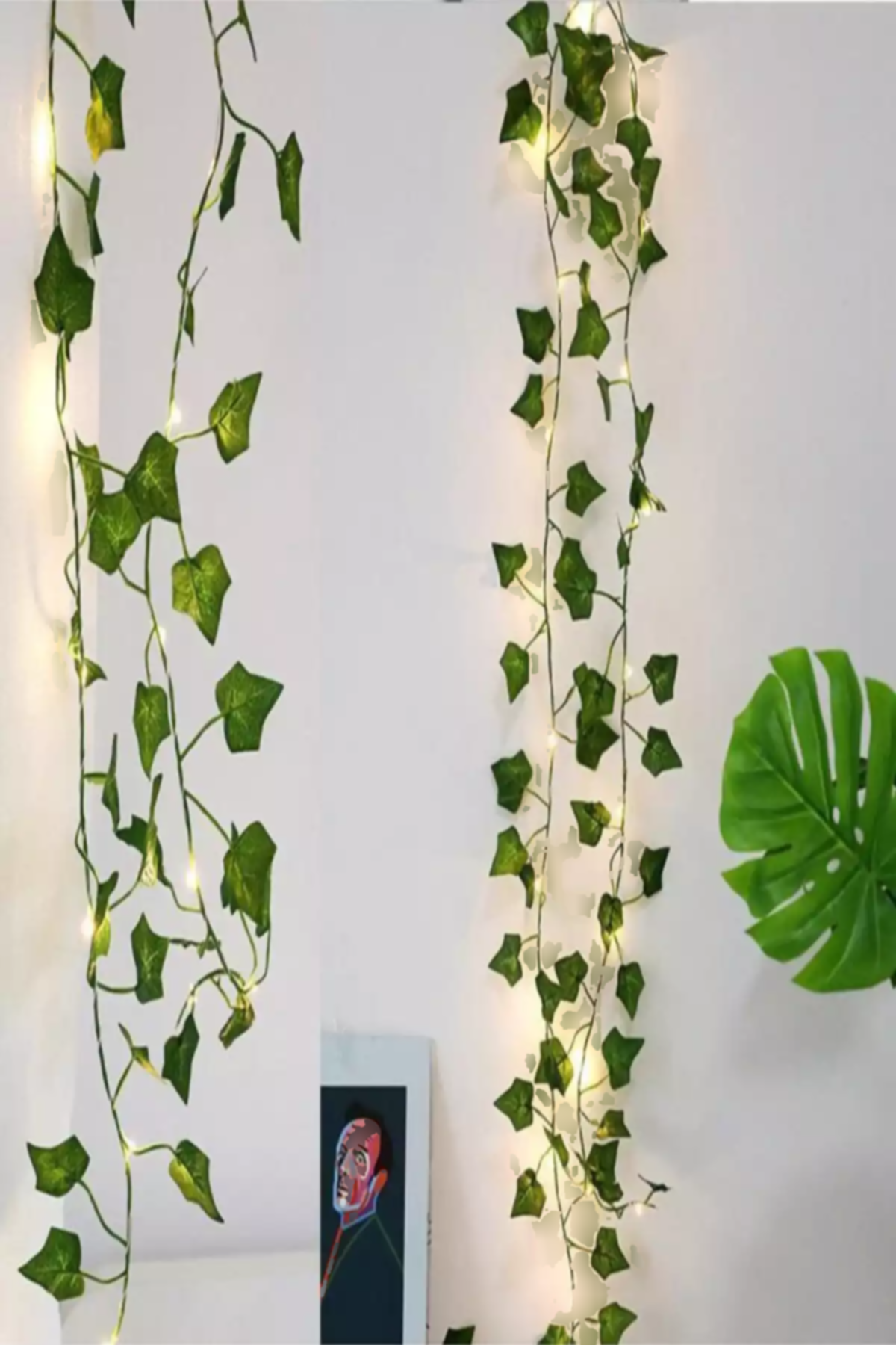 led مصنوعی نور روز 30 فرشته پیچک سبز برگدار 230cm برند ALSHOP کد 1753587667