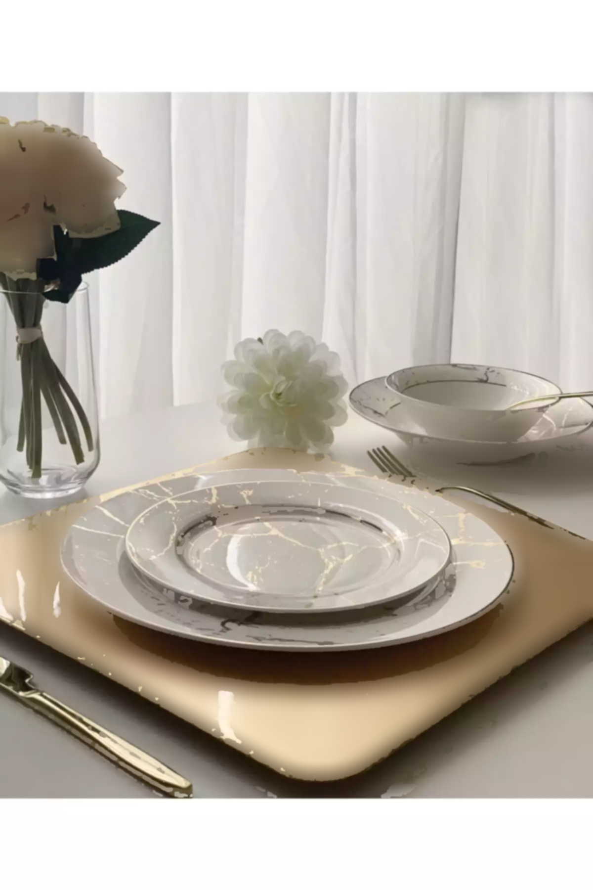 سرویس غذاخوری 24تکه برند decovien کد 1753907648