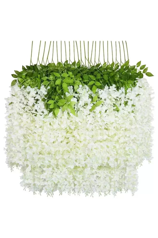 بسته مصنوعی 12تکه سفید 100cm برند ALSHOP کد 1753579267