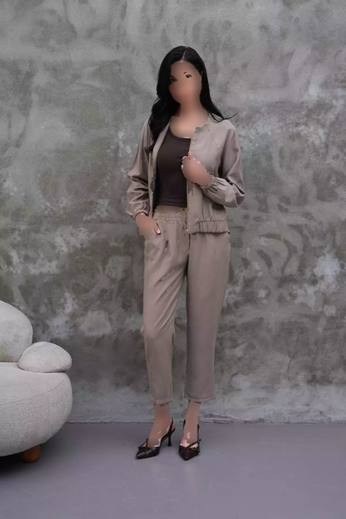 ست کت شلوار زنانه برند Marjinal کد 1753687392