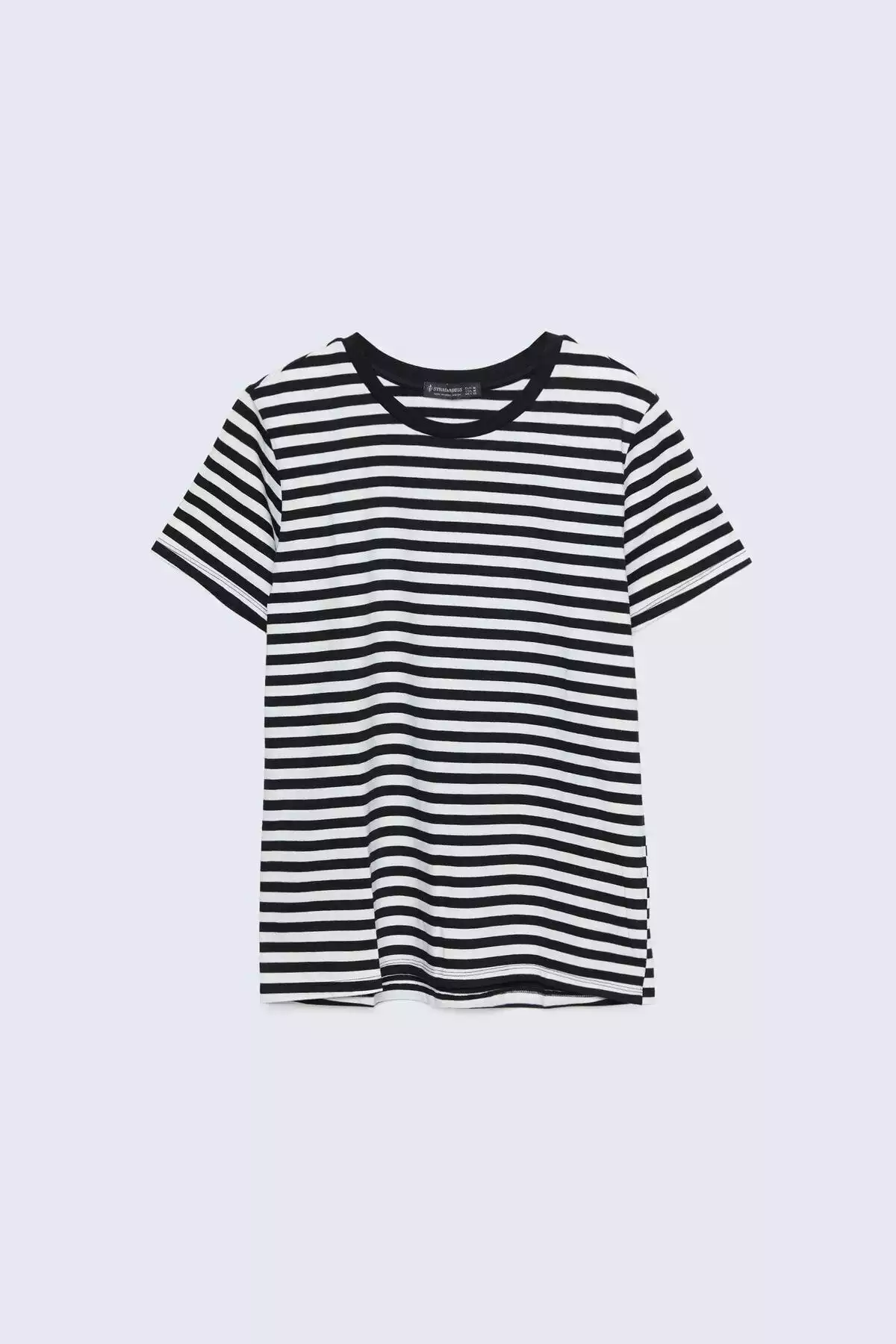 تیشرت آستین کوتاه راهراه برند Stradivarius کد 1753357406