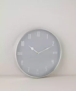 ساعت دیواری پلاستیکی سفید 30cm برند English Home کد 1753904471