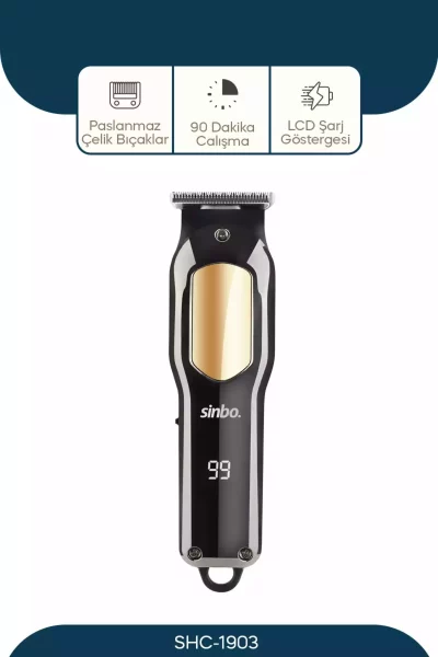 دستگاه برش سر/مو شارژ امکان پذیر است برند Sinbo کد 1752516379