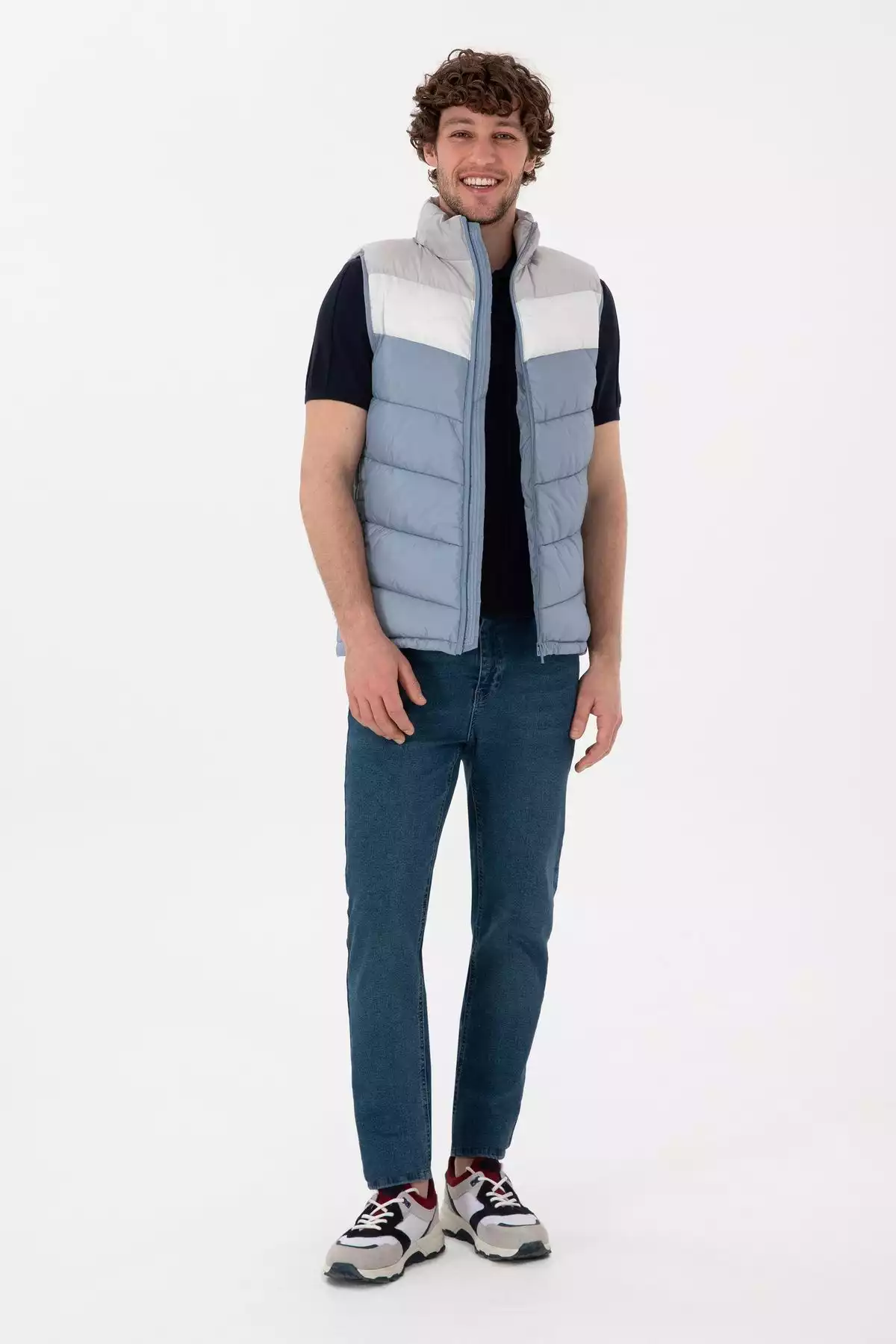 جلیقه آبی مردانه برند U.S. Polo Assn. کد 1753301663