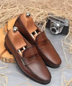 کفش روزانه مردانه چرم اصل کلاسیک برند Daxtors کد 1753647127