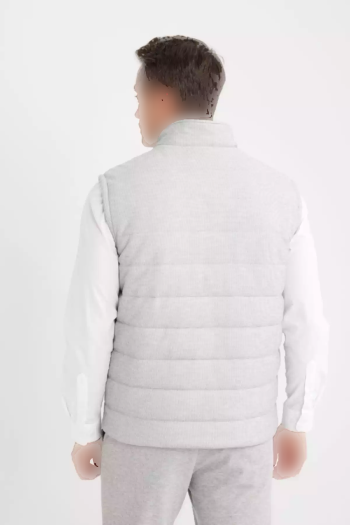 جلیقه برش اسلیم فیت یقه ایستاده زیپدار قالب تنگ برند Defacto کد 1753320135