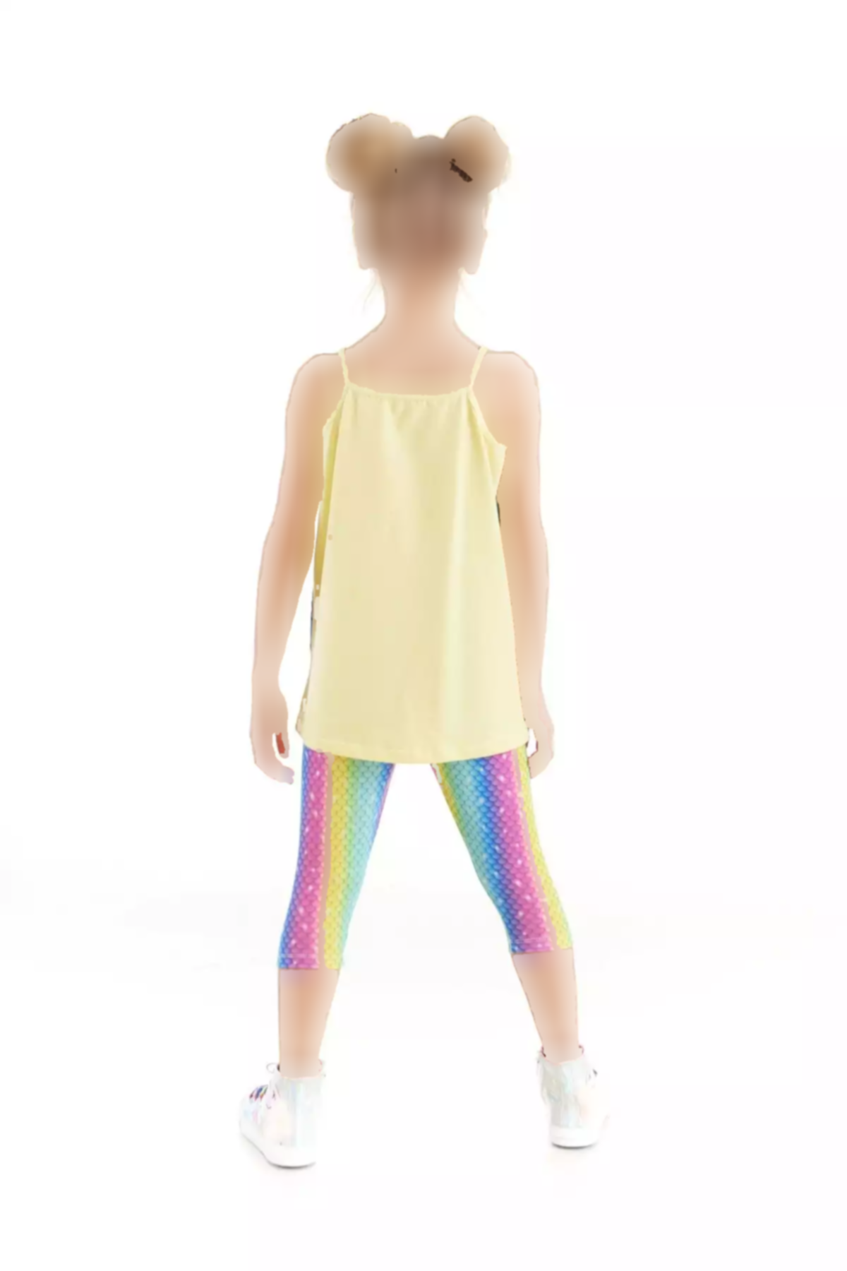 ست تایت تونیک آبی دخترانه گربه برند Denokids کد 1753832474