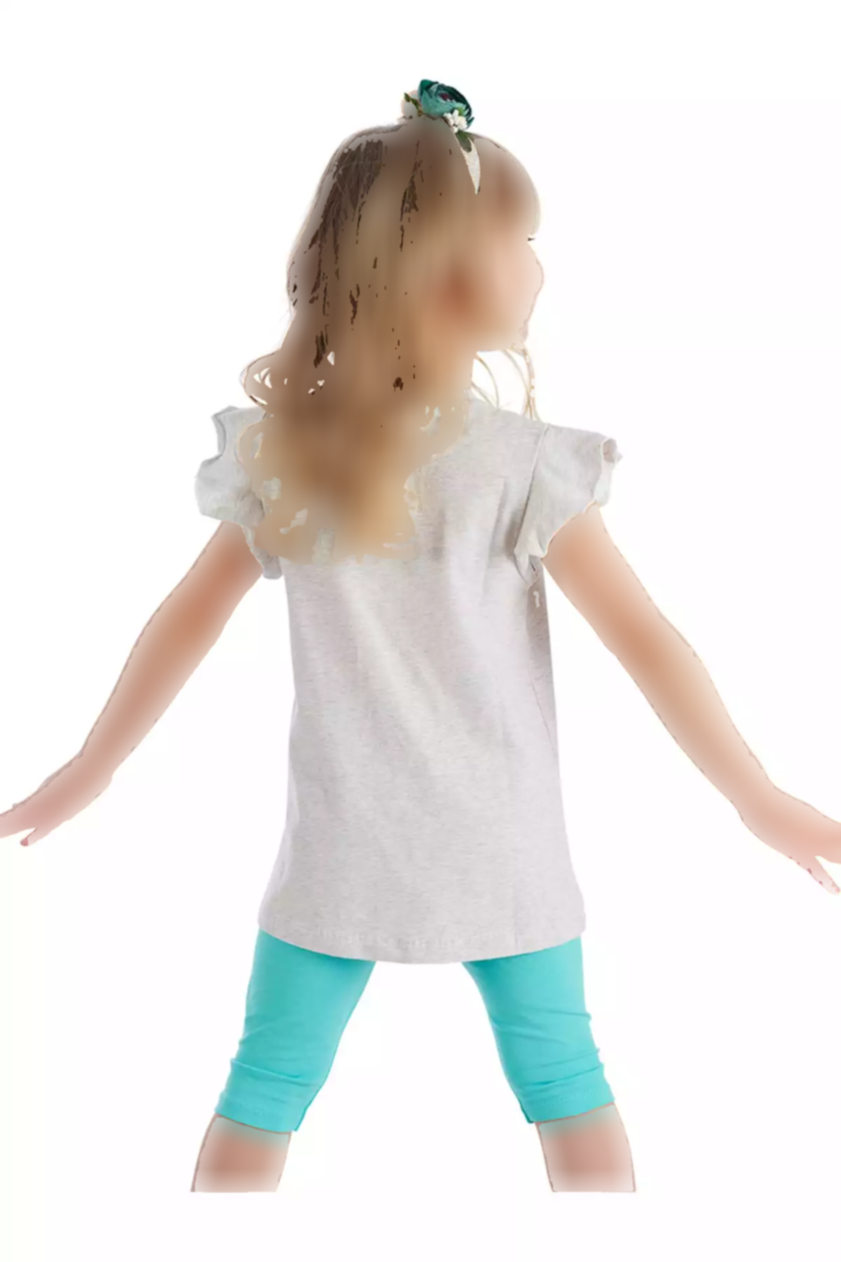 ست تایت تیشرت تابستانی چیندار دخترانه برند Denokids کد 1753823525