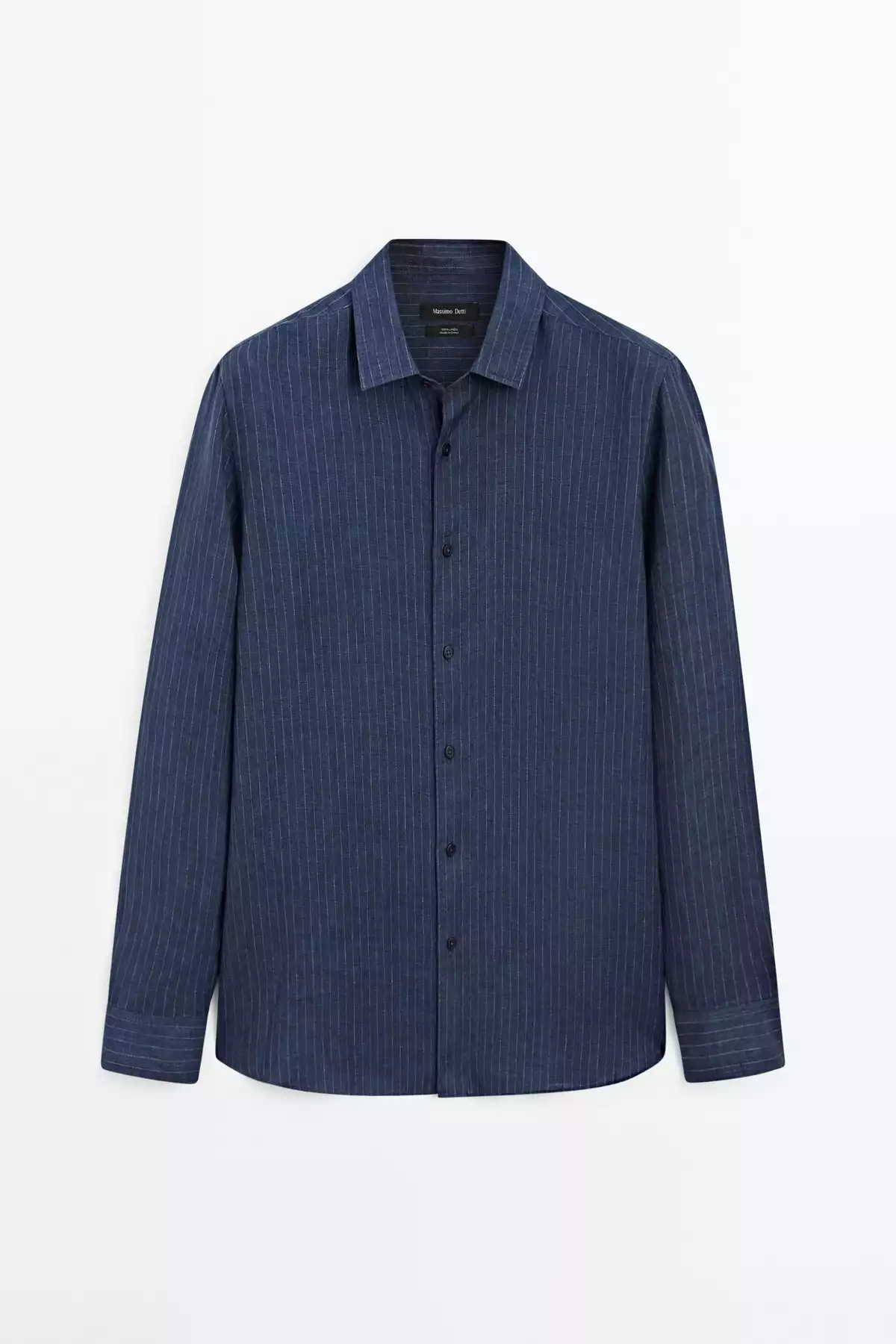 پیراهن متناسب کتان برند Massimo Dutti کد 1751488328