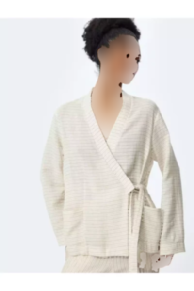 کیمونو جیب دار راه‎راه طرح‎دار آستین بلند برند Koton کد 1752768723