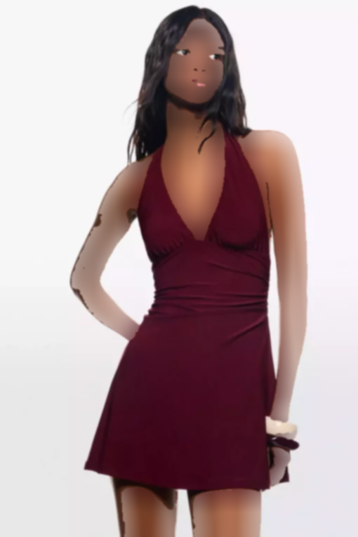 پیراهن کوتاه یقه برند Bershka کد 1753470735