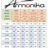 پیراهن راهراه آستین بلند سفید زنانه برند armonika کد 1753597331