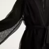 کیمونو ساحلی کامل توری پوشیده قد سبک خوش استیل، مشکی برند Marina کد 1753525925