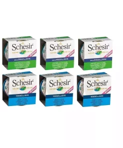 6عدد 85گرم گربه 20 x غذای کنسرو شده برند Schesir کد 1753650784