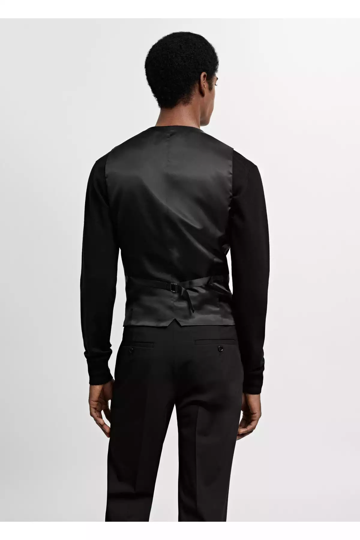 جلیقه مشکی مردانه برند MANGO کد 1753270990