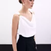 بلوز یقه شیری برند Sateen کد 1753365187