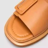 دمپایی 100100% اصل شتری زنانه چرم برند Cabani کد 1753390272